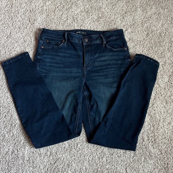 Simply Vera Wang Mid Rise Skinny Jeans Size 12 - Picture 1 of 5